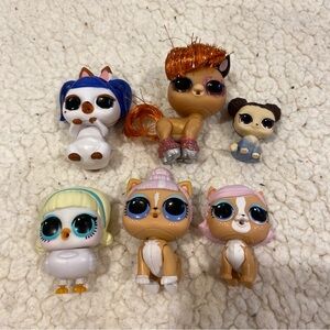 lol surprise dolls pets lot